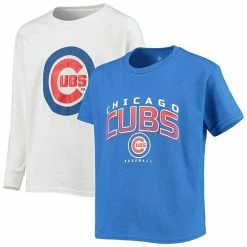 Youth Stitches Royal/White Chicago Cubs Team T-Shirt Combo Set