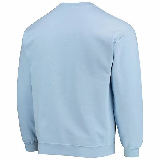 Men's Stitches Light Blue Chicago Cubs Team Pullover Sweatshirt - Image 3