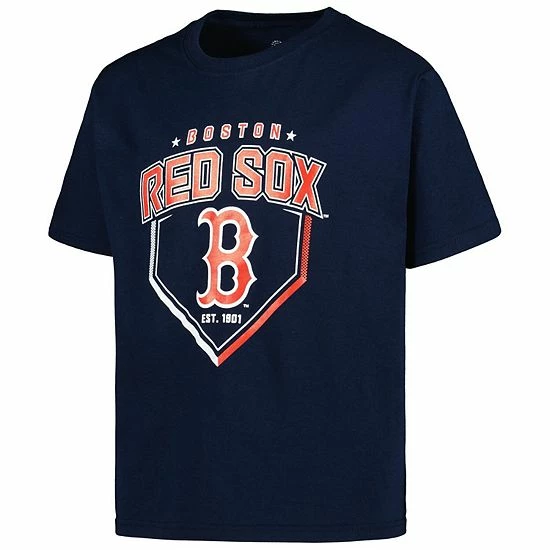 Youth Stitches Navy/Red/Heather Gray Boston Red Sox 3-Piece T-Shirt Combo Set - Image 3