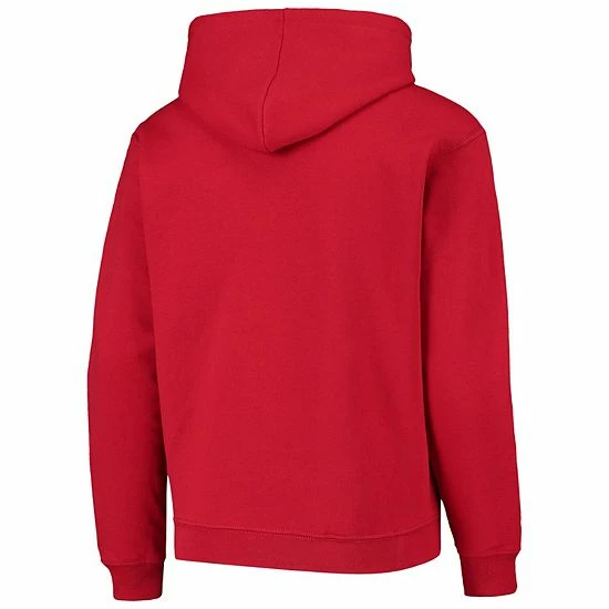 Youth Stitches Red Washington Nationals Pullover Fleece Hoodie - Image 3