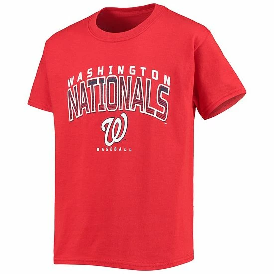 Youth Stitches Red/White Washington Nationals Team T-Shirt Combo Set - Image 3
