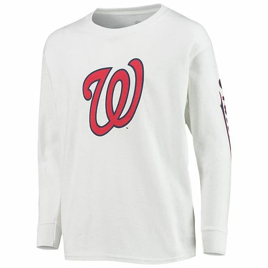 Youth Stitches Red/White Washington Nationals Team T-Shirt Combo Set - Image 5