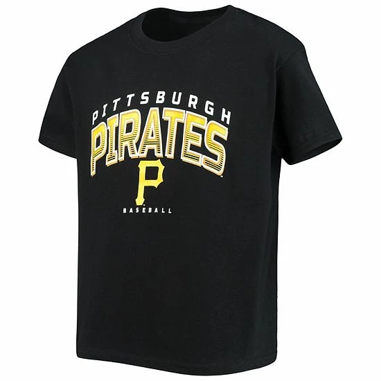 Youth Stitches Black/White Pittsburgh Pirates Team T-Shirt Combo Set - Image 3