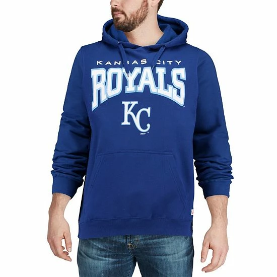 Men's Stitches Royal Kansas City Royals Team Pullover Hoodie - Image 5
