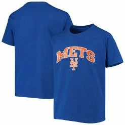 Youth Stitches Royal New York Mets Heat Transfer T-Shirt