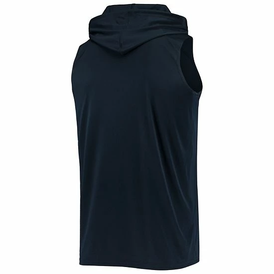 Men's Stitches Navy Boston Red Sox Sleeveless Pullover Hoodie - Image 3