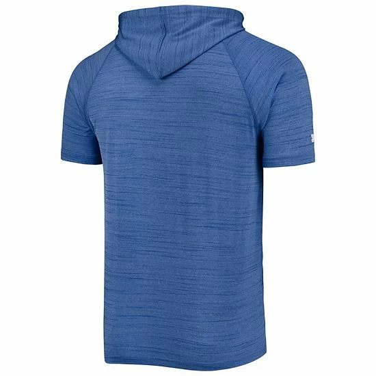 Men's Stitches Royal Chicago Cubs Raglan Hoodie T-Shirt - Image 3