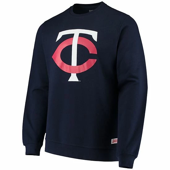 Stitches Navy Minnesota Twins Logo Sweatshirt - Image 2