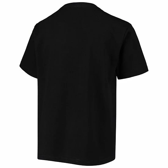 Youth Stitches Black Pittsburgh Pirates Heat Transfer T-Shirt - Image 3