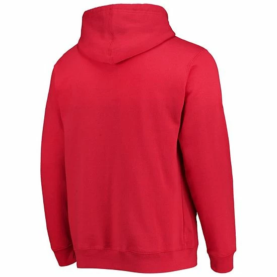 Men's Stitches Red Cincinnati Reds Pullover Hoodie - Image 3