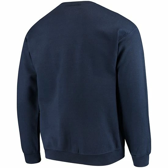 Men's Stitches Navy Detroit Tigers Pullover Crew Sweatshirt - Image 4