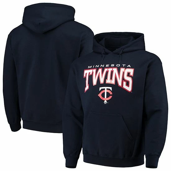 Men's Stitches Navy Minnesota Twins Team Pullover Hoodie - Image 2