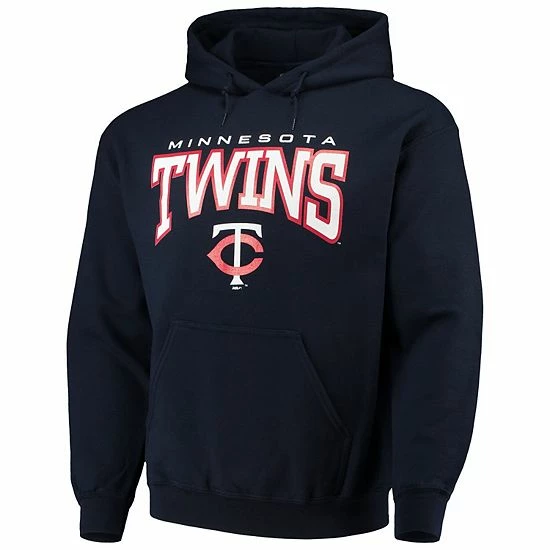 Men's Stitches Navy Minnesota Twins Team Pullover Hoodie - Image 3
