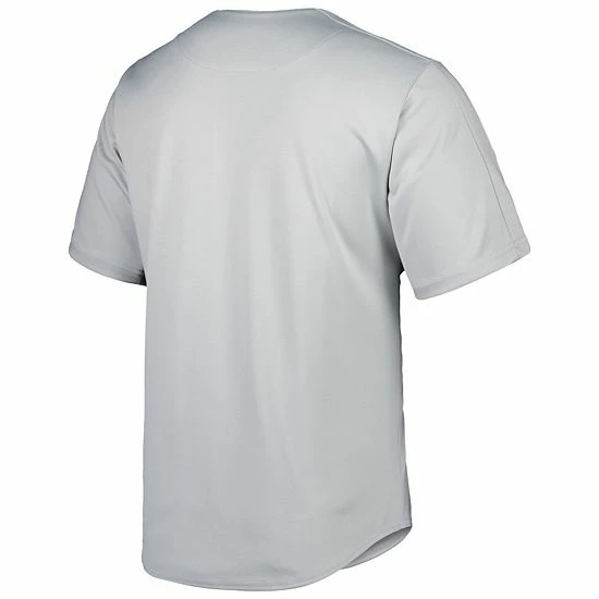 Men's Stitches Gray New York Mets Chase Jersey - Image 4